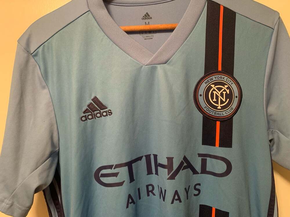 Adidas New York City FC NYCFC 2019-2020 Home Soccer Jersey Medium DP4788 - Picture 2 of 7